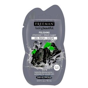 3/$15 🖤✨ Freeman Feeling Beautiful Polished Charcoal + Black Sugar Gel Mask